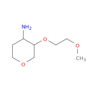 3-(2-Methoxyethoxy)oxan-4-amine