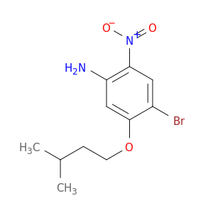 苯甲胺,4-溴-5-(3-甲基丁毒)-2-硝基-