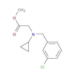 [(3-氯-苄基)-环丙基-氨基]-乙酸甲酯