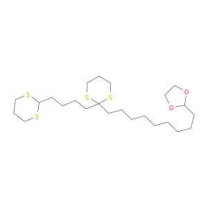 1,3-Dithiane, 2-[9-(1,3-dioxolan-2-yl)nonyl]-2-[4-(1,3-dithian-2-yl)butyl]-