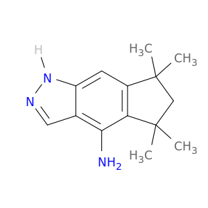5,5,7,7-TETRAMETHYL-1,5,6,7-TETRAHYDROCYCLOPENTA[F]INDAZOL-4-AMINE