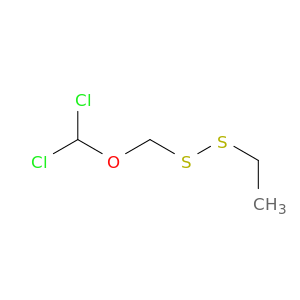 Disulfide, dichloromethoxymethyl ethyl