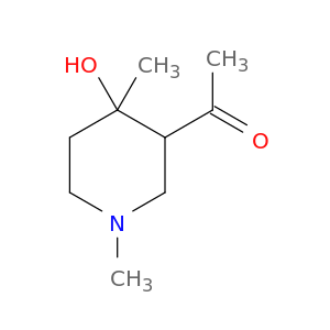 1-(4-Hydroxy-1,4-dimethylpiperidin-3-yl)ethanone