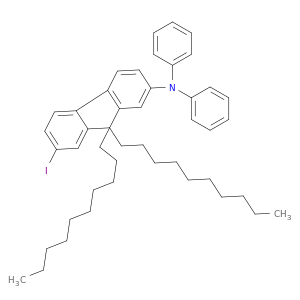 9H-Fluoren-2-amine, 9,9-didecyl-7-iodo-N,N-diphenyl-