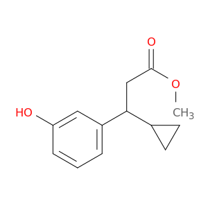 3-环丙基-3-(3-羟基苯基)丙酸甲酯