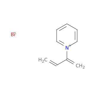 Pyridinium, 1-(1-methylene-2-propenyl)-, bromide