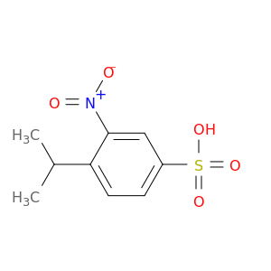 Benzenesulfonic acid, 4-(1-methylethyl)-3-nitro-