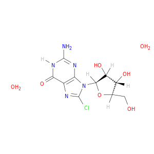 Guanosine, 8-chloro-, dihydrate
