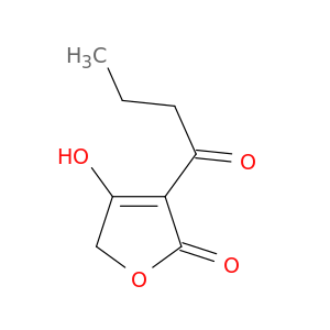 2(5H)-Furanone, 4-hydroxy-3-(1-oxobutyl)-