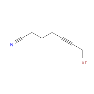 5-Heptynenitrile, 7-bromo-
