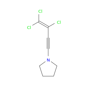 Pyrrolidine, 1-(3,4,4-trichloro-3-buten-1-ynyl)-
