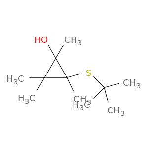 Cyclopropanol, 2-[(1,1-dimethylethyl)thio]-1,2,3,3-tetramethyl-