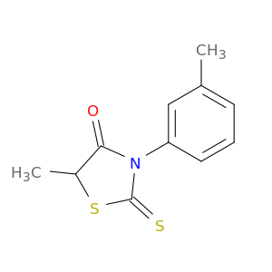 4-Thiazolidinone,5-methyl-3-(3-methylphenyl)-2-thioxo-