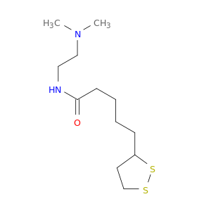 1,2-Dithiolane-3-pentanamide, N-[2-(dimethylamino)ethyl]-