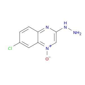 2(1H)-Quinoxalinone, 6-chloro-, hydrazone, 4-oxide