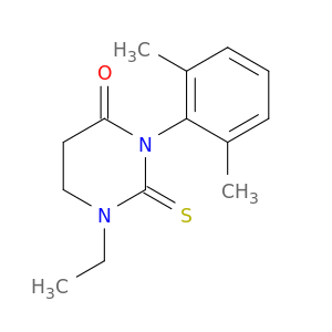 4(1H)-Pyrimidinone, 3-(2,6-dimethylphenyl)-1-ethyltetrahydro-2-thioxo-