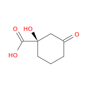 Cyclohexanecarboxylicacid, 1-hydroxy-3-oxo-, (R)- (9CI)
