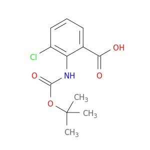 2-((tert-Butoxycarbonyl)amino)-3-chlorobenzoic acid