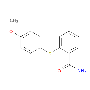 Benzamide, 2-[(4-methoxyphenyl)thio]-