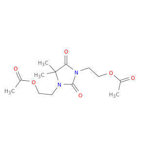 2,4-Imidazolidinedione, 1,3-bis[2-(acetyloxy)ethyl]-5,5-dimethyl-