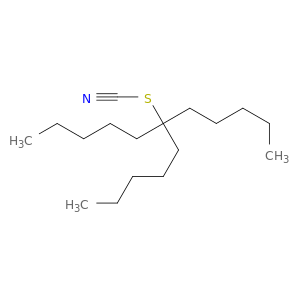 Thiocyanic acid, 1,1-dipentylhexyl ester