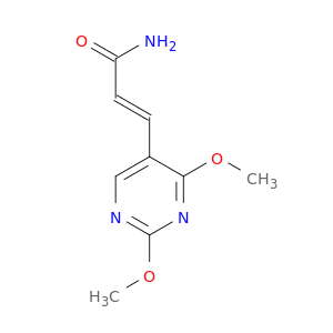 2-Propenamide, 3-(2,4-dimethoxy-5-pyrimidinyl)-, (E)-