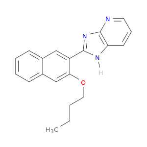 1H-Imidazo[4,5-b]pyridine, 2-(3-butoxy-2-naphthalenyl)-