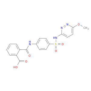 Benzoic acid,2-[[[4-[[(6-methoxy-3-pyridazinyl)amino]sulfonyl]phenyl]amino]carbonyl]-