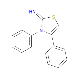 2(3H)-Thiazolimine, 3,4-diphenyl-