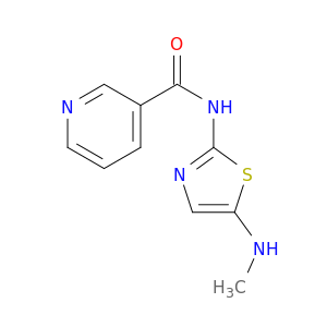 3-Pyridinecarboxamide, N-[5-(methylamino)-2-thiazolyl]-