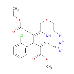 2-[(2-Azidoethoxy)methyl]-4-(2-chlorophenyl)-3-ethoxycarbonyl-5-methoxycarbonyl)-6-methyl-1,4-dihydropyridine
