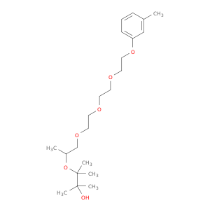 3,6,9,12-Tetraoxatetradecan-1-ol, pentamethyl-14-(3-methylphenoxy)-