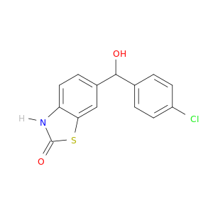 2(3H)-Benzothiazolone, 6-[(4-chlorophenyl)hydroxymethyl]-