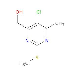 (5-Chloro-6-methyl-2-(methylthio)pyrimidin-4-yl)methanol