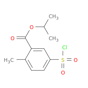 propan-2-yl 5-(chlorosulfonyl)-2-methylbenzoate