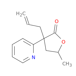 DIHYDRO-3-ALLYL-5-METHYL-3-(PYRIDIN-2-YL)-2(3H)-FURANONE