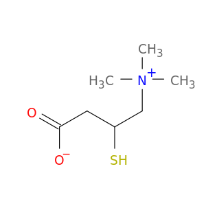 1-Propanaminium,3-carboxy-2-mercapto-N,N,N-trimethyl-, inner salt