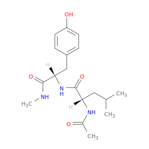 L-Tyrosinamide, N-acetyl-L-leucyl-N-methyl-