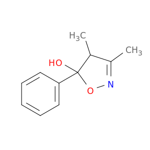 5-Isoxazolol, 4,5-dihydro-3,4-dimethyl-5-phenyl-