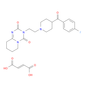 2H-Pyrido(1,2-a)-1,3,5-triazine-2,4(3H)-dione, 3-(2-(4-(4-fluorobenzoyl)-1-piperidinyl)ethyl)-6,7,8,9-tetrahydro-, (Z)-2-butenedioate (1:1)