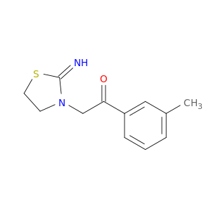 Ethanone, 2-(2-imino-3-thiazolidinyl)-1-(3-methylphenyl)-