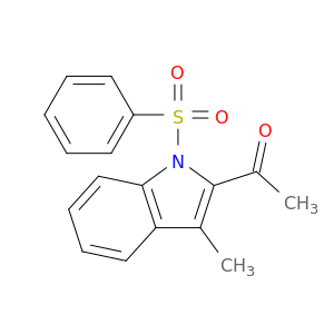 1H-Indole, 2-acetyl-3-methyl-1-(phenylsulfonyl)-