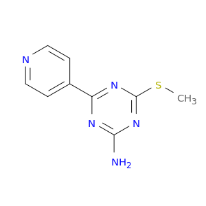 4-(甲基硫代)-6-(4-吡啶基)-1,3,5-三嗪-2-甲胺