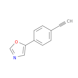5-(4-Ethynylphenyl)oxazole