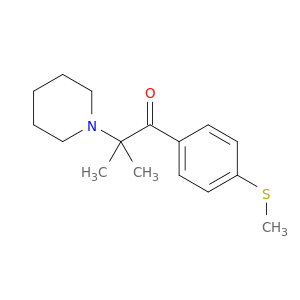 1-Propanone, 2-methyl-1-[4-(methylthio)phenyl]-2-(1-piperidinyl)-