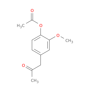 2-Methoxy-4-(2-oxopropyl)phenyl acetate
