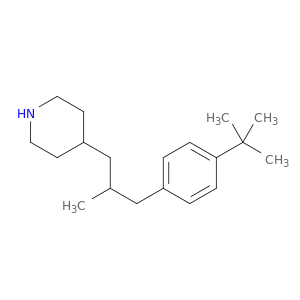 PIPERIDINE, 4-[3-[4-(1,1-DIMETHYLETHYL)PHENYL]-2-METHYLPROPYL]-