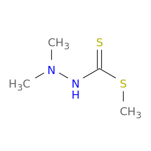 Hydrazinecarbodithioic acid, 2,2-dimethyl-, methyl ester