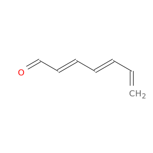 2,4,6-Heptatrienal, (2E,4E)-