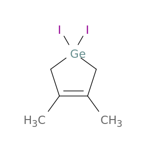 1H-Germole, 2,5-dihydro-1,1-diiodo-3,4-dimethyl-